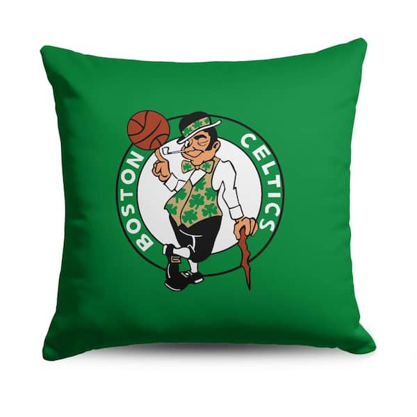 THE NORTHWEST GROUP NBA Celtics Double Down Printed Multicolor Throw Pillow 18x18
