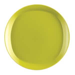 Round and Square 4-Piece Dinner Plate Set in Green Apple