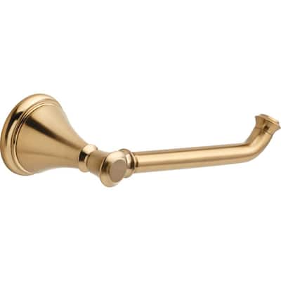 Cassidy Single Post Toilet Paper Holder in Champagne Bronze