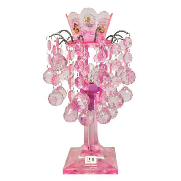 Disney 14 in. Princess LED Chandelier Lamp with crystal gems-DISCONTINUED