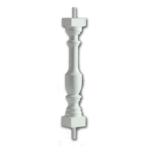 Fypon 20 in. x 3 in. x 3 in. Polyurethane Logan Baluster for 5 in. Balustrade System
