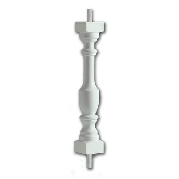 Fypon 28 in. x 3 in. x 3 in. Polyurethane Logan Baluster for 5 in. Balustrade System