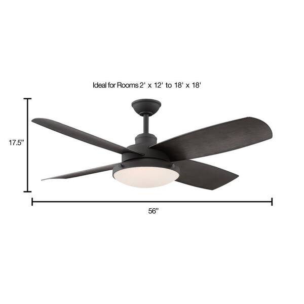 Aire A Minka Group Design Sunhill 56 In, Home Depot Black Ceiling Fan