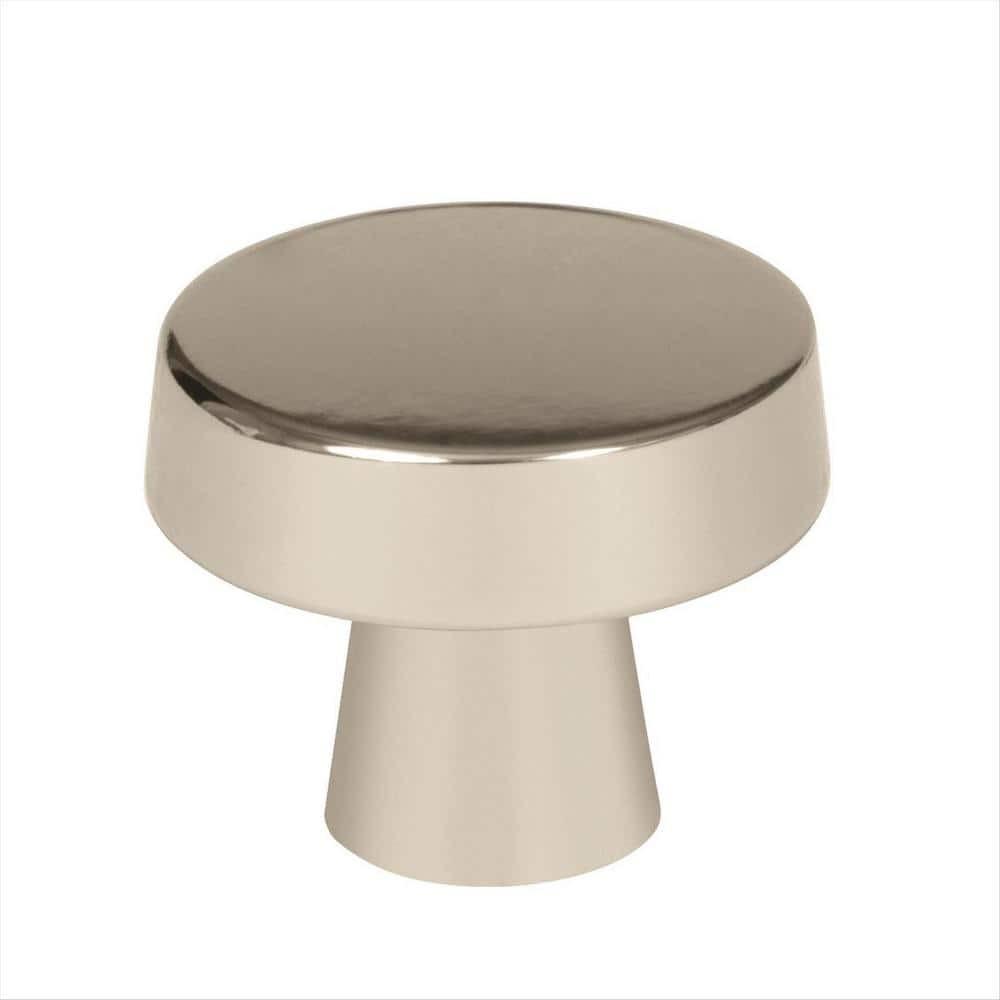 Blackrock 1-5/8 in. (41mm) Modern Polished Nickel Round Cabinet Knob