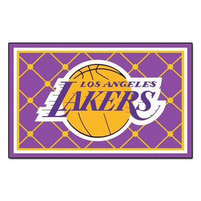 Los Angeles Lakers 5 ft. x 8 ft. Area Rug