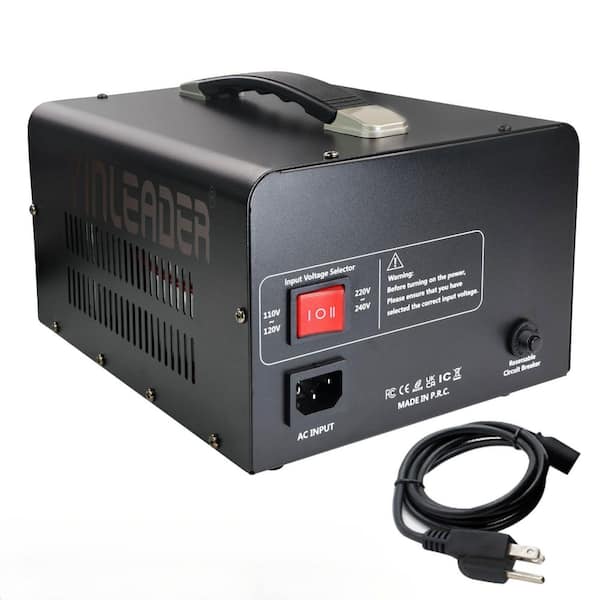 phyfalip 110/120V - 220/240V Voltage Converter 3000W Step Up