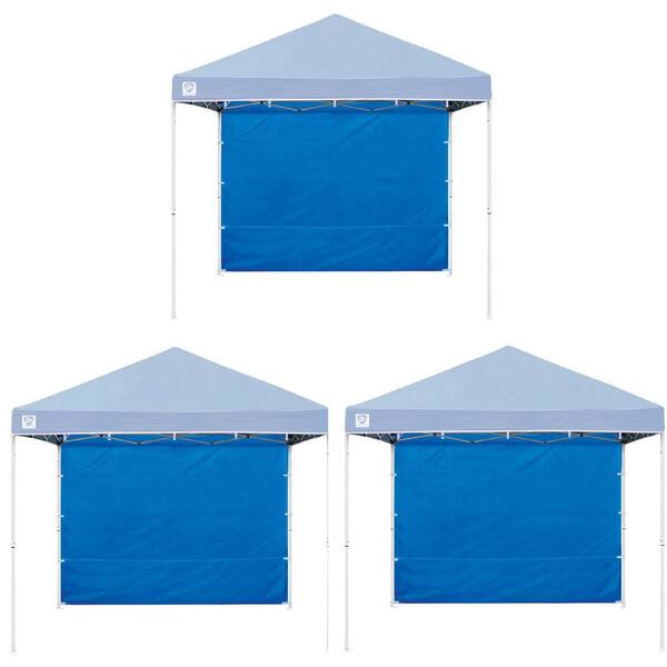 ZSHADE 10 ft. Blue Everest Instant Canopy Tent Taffeta Sidewall
