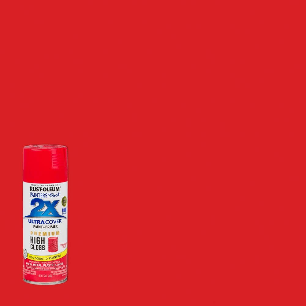 Rust-Oleum American Accents Ultra Cover 2X Gloss Berry Pink Spray Paint and  Primer in 1, 12 oz
