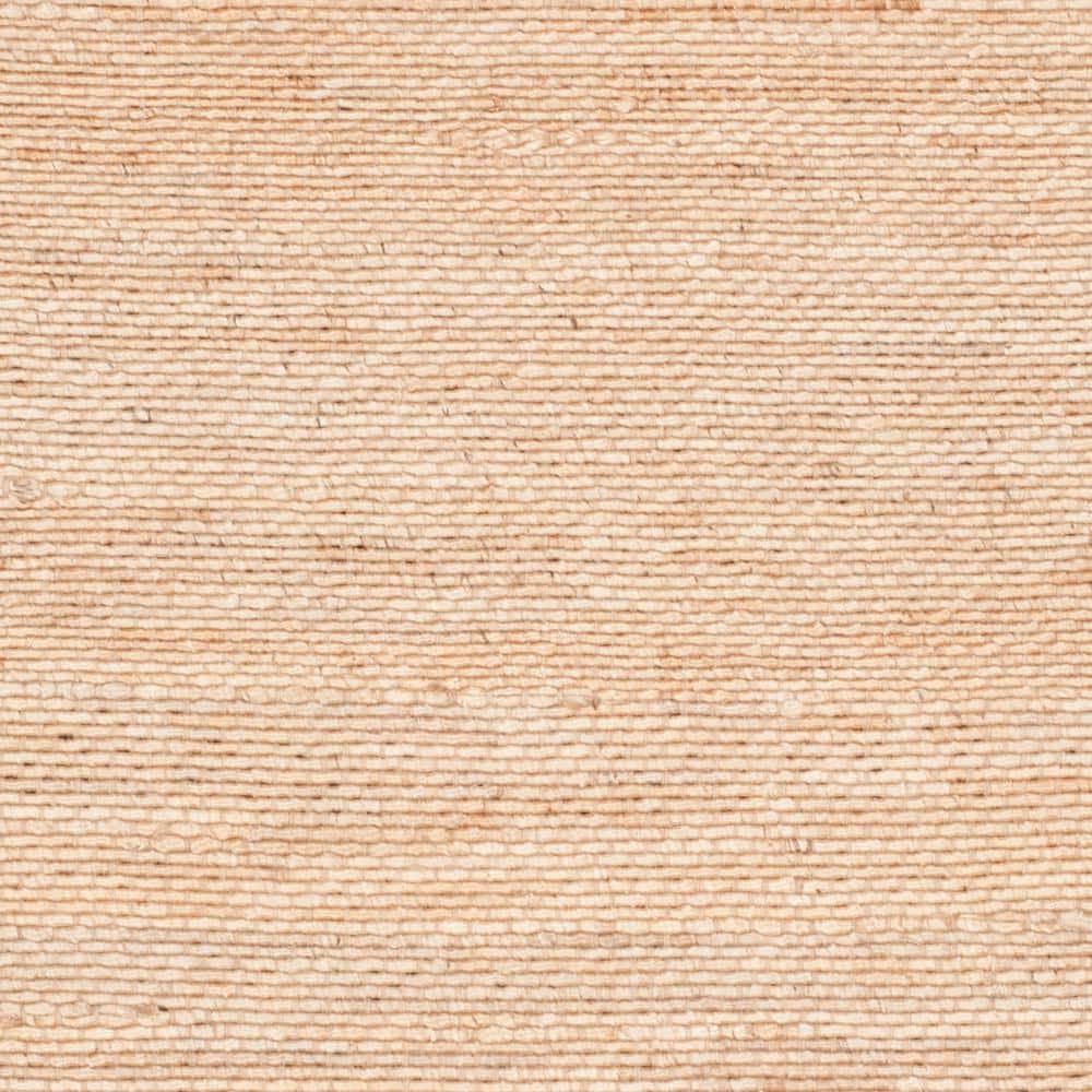 Natural Beige Braided Jute Area Rug, 9' x 12'