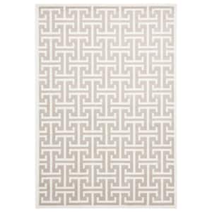 Arto Beige 7 ft. 9 in. x 10 ft. 2 in. Abstract Polypropylene Area Rug