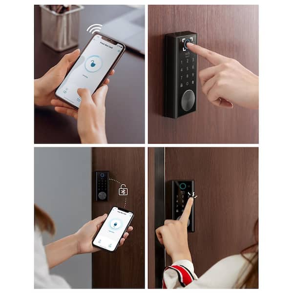 Eufy Security S330 Video Smart Lock, 3-in-1 Camera+Doorbell+Fingerprint Keyless