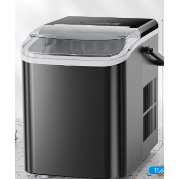 Otryad Small Portable Home Use Ice Maker in Black, 26 qt. Cooler