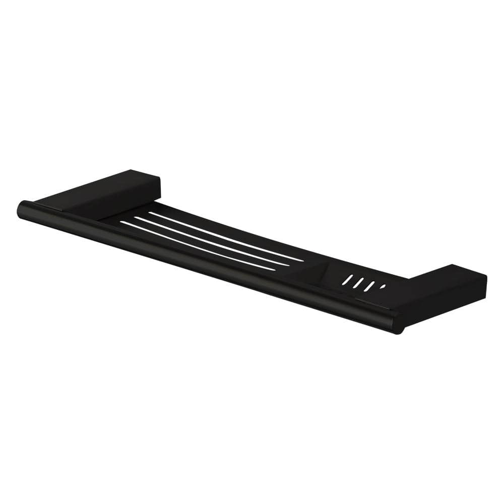 Black Stainless Steel Wall Mount Soap Dish Shelf