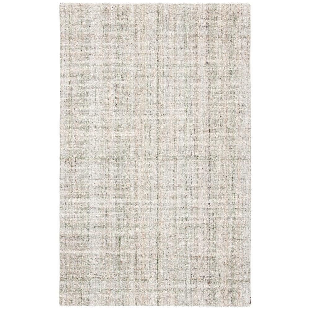 SAFAVIEH Abstract Green/Sage 3 ft. x 5 ft. Distressed Striped Area Rug