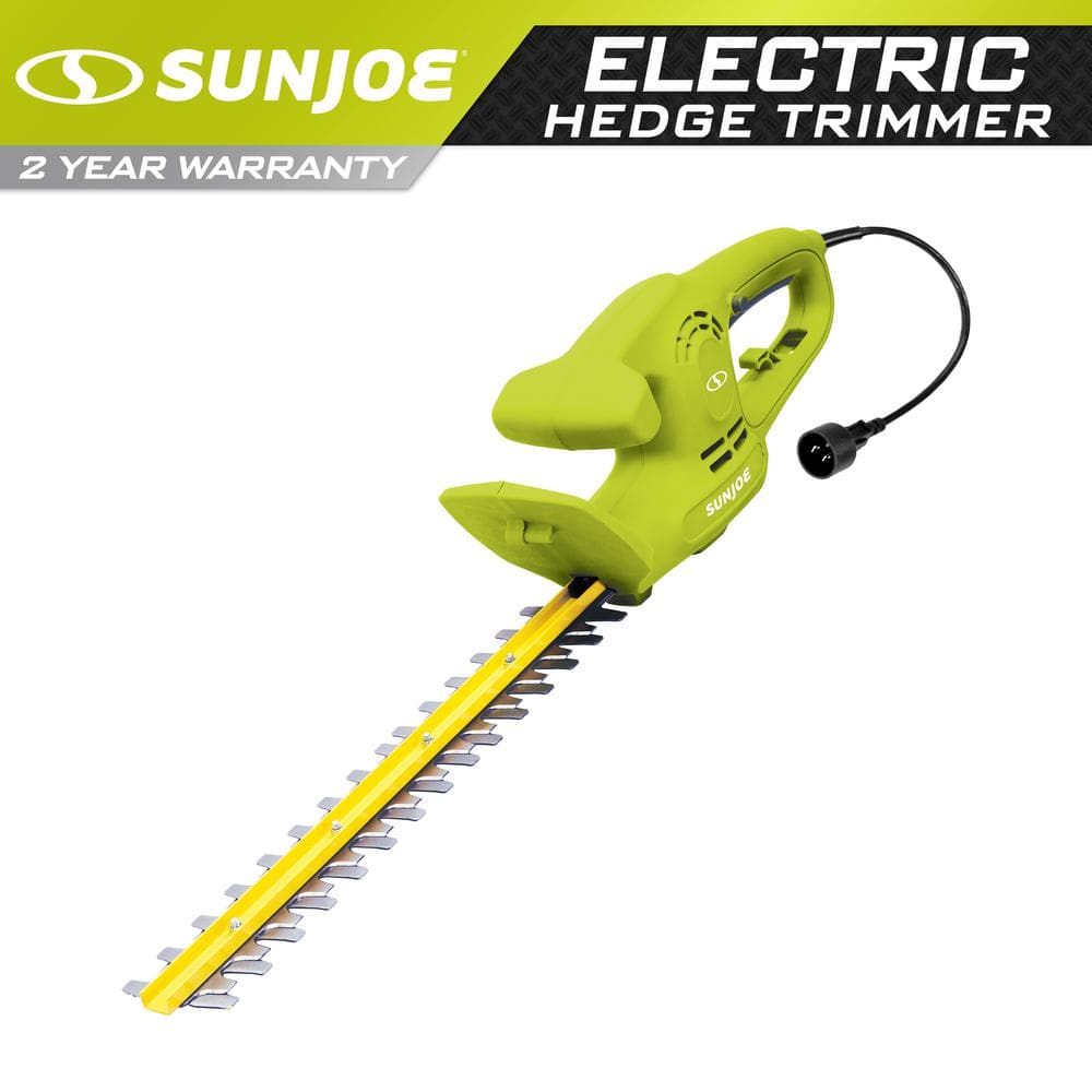 Sun Joe HJ15HTE Electric Hedge Trimmer  3.8 Amp  15-inch