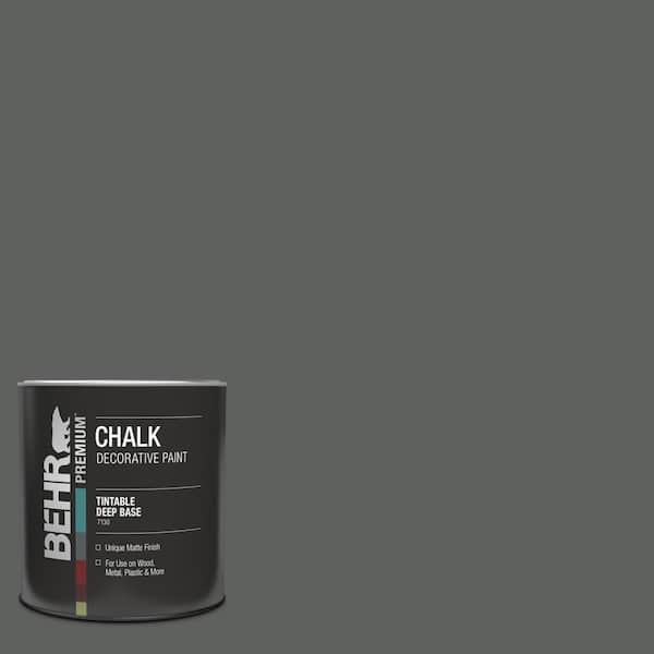 BEHR 1 qt. #N460-6 Hematite Interior Chalk Finish Paint