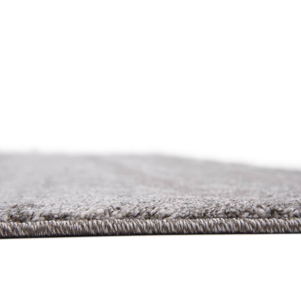 Lucille 8' Square Gray Synthetic Tufted Reversible Rug