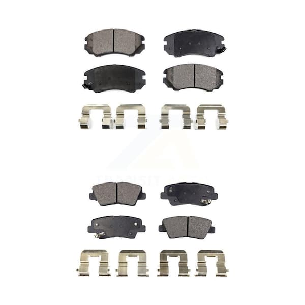 TEC Front Rear Ceramic Brake Pads Kit For Kia Hyundai Soul Sonata Elantra Amanti Azera KTC-100482