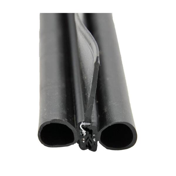 AP Products 018-478-35 Black Double Bulb Seal with Wiper 2 x 2.25 x 35/'