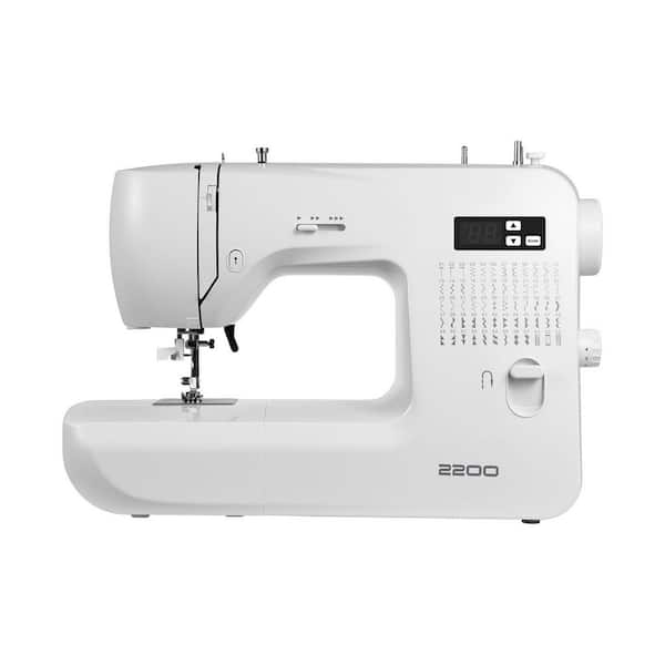 60 Stitch Computerized Sewing Machine with Foot Pedal and LED Light, Digital Sewing Machine for Crafts and Mending