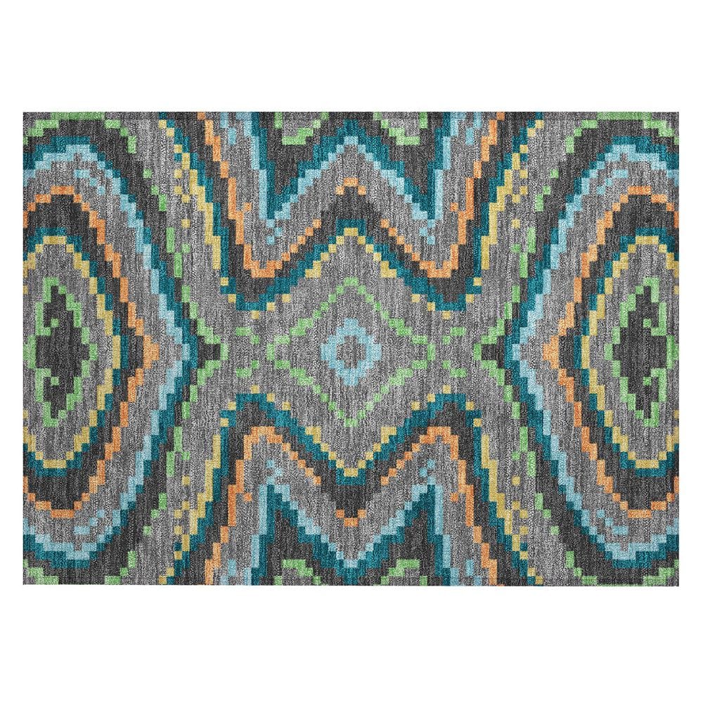 Chantille Machine Washable Indoor/Outdoor Abstract ACN2829 Gray 3 ft. x 4 ft. Area Rug price history on PriceWatchPro
