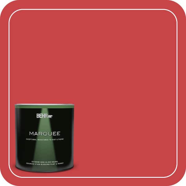 BEHR MARQUEE 1 qt. #P150-6 Whip Lash Semi-Gloss Enamel Exterior Paint & Primer