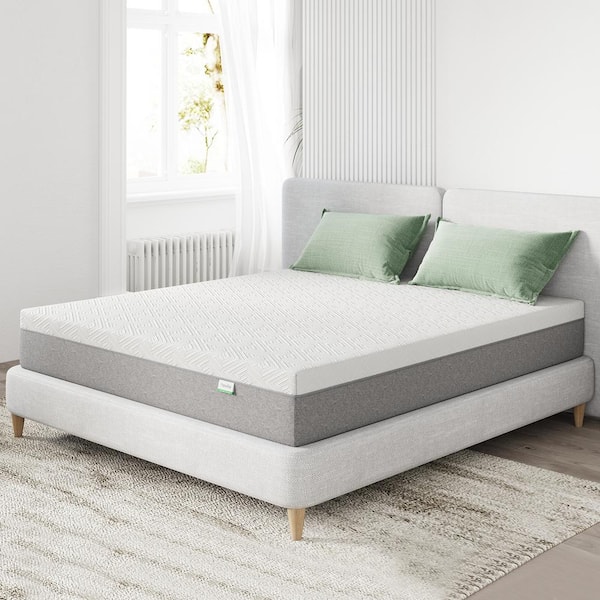Support Cooling 10 in. Medium to Firm Gel Memory Foam Tight Top Twin Mattress, Breathable and Hypoallergenic