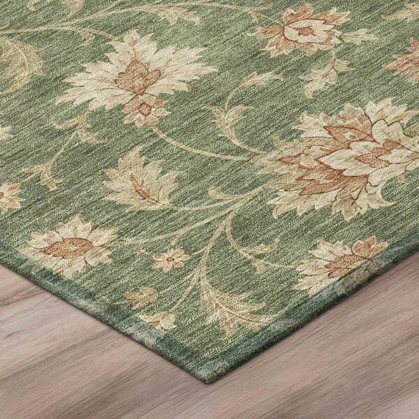 Chantille Machine Washable Indoor/Outdoor Abstract ACN3132 Fern 3 ft. x 5 ft. Area Rug