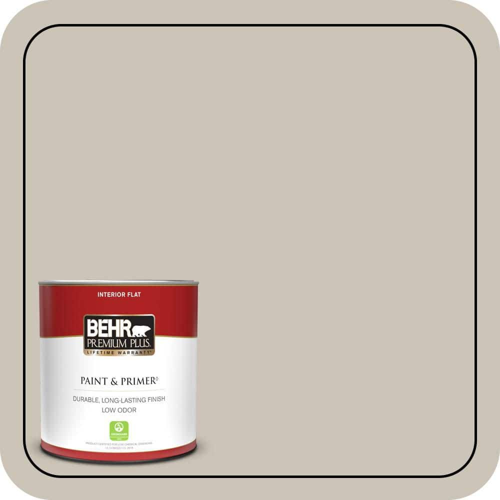 1 qt. Designer Collection #DC-009 Vintage Pewter Flat Low Odor Interior Paint & Primer product image for price tracking