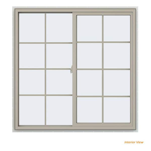 JELD-WEN 47.5 in. x 47.5 in. V-2500 Series Desert Sand Vinyl Left JELD-WEN 47.5 in. x 47.5 in. V-2500 Series Desert Sand Vinyl Left