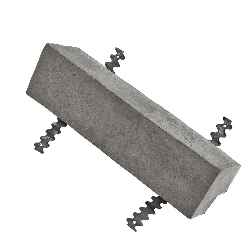 ClipStone 12 in. x 3 in. Grey Universal Trim Stone CSS.43.150.2 The