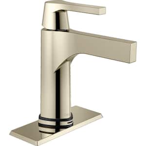 Zura Single Handle Single Hole Bathroom Faucet with Touch2O with Touchless Technology in Polished Nickel