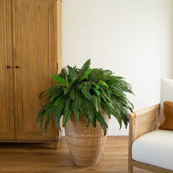 48 in. Artificial Boston Fern (Set of 2)