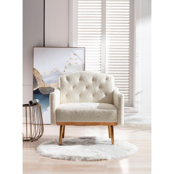 Modern Velvet Accent Chair, Small Leisure Sofa Chair - Komfott