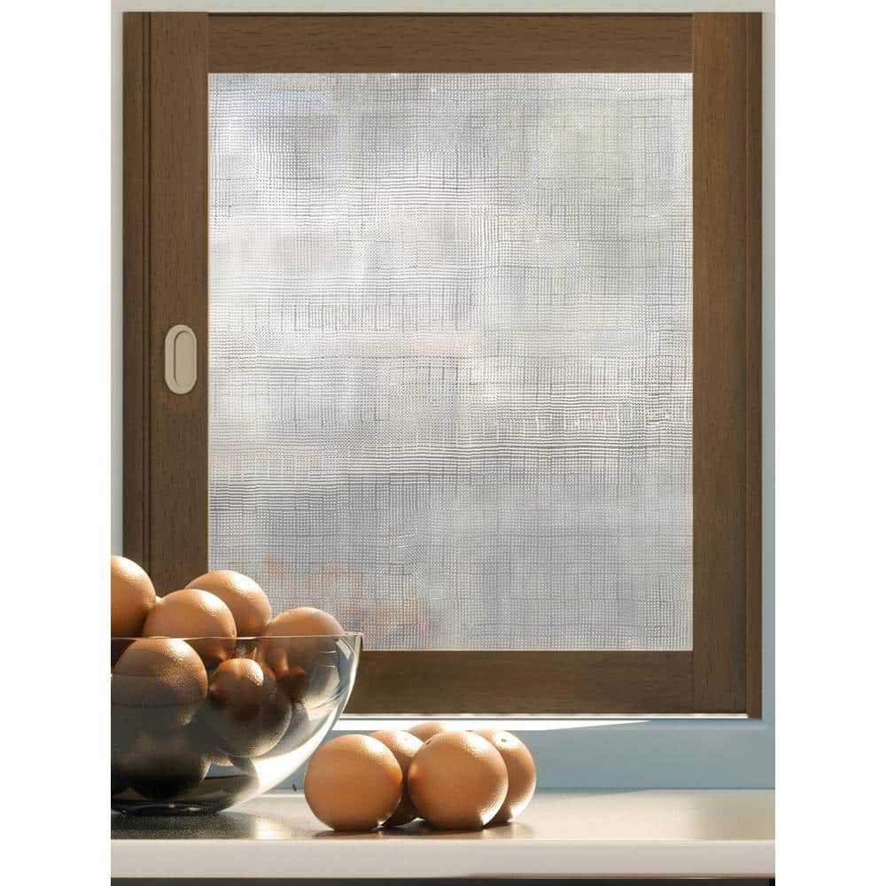 24" x 36" Clear Textured Privacy Window Film