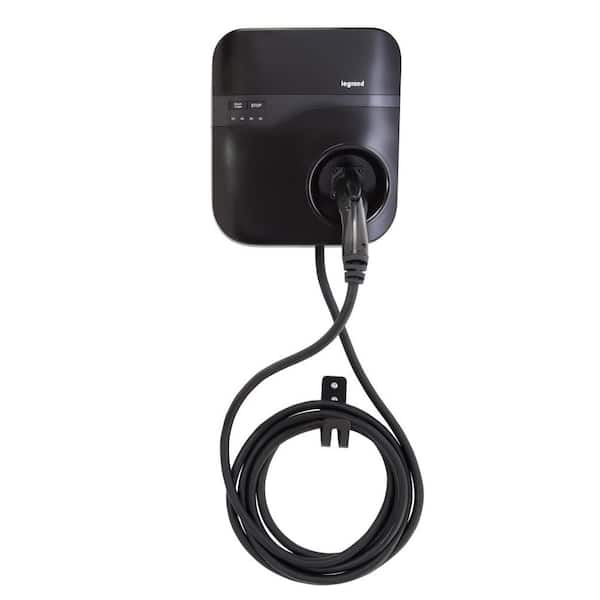 Legrand 30 Amp Level 2 Indoor/Outdoor EV Charging Station with 18 ft. Cord