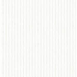 White Pin Stripe Wallpaper
