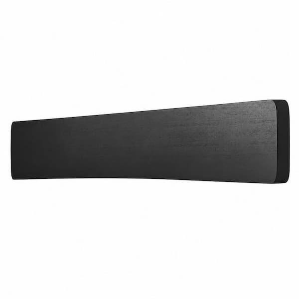5-Knife 16 in. Black Acacia Wood Knife Magnetic Strip, Powerful Magnetic Knife Bar, Knife Holder Knife Rack for Kitchen