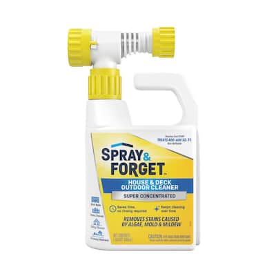 Wet and Forget 64 oz. Indoor Mold and Mildew Disinfectant Cleaner E802064 -  The Home Depot
