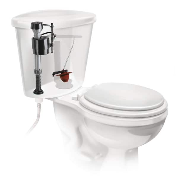 Universal Toilet Fill Valve & Flapper Repair Kit for 2 Inch Flush Valve Toilets 