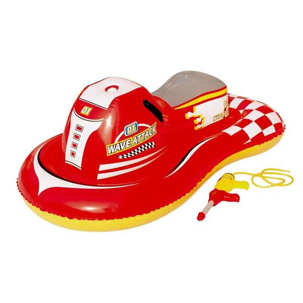 Splash & Play Wave Attack 55 in. Inflatable Ride-On Pool Toy