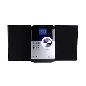CD & MP3 Bluetooth FM Radio Microsystem, Black (ES-4000)