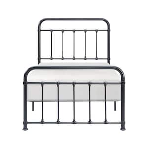 Fostoria Black Metal Frame Twin Platform Bed