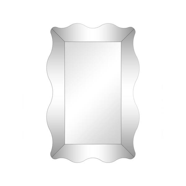 Camden Isle Antonella 23.625 in. H x 35.375 in. W Casual Irregular Framed Classic Accent Mirror