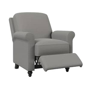 CorLiving Recliner Chair with Extending Foot Rest, Light Grey Fabric  LYN-591-R - The Home Depot