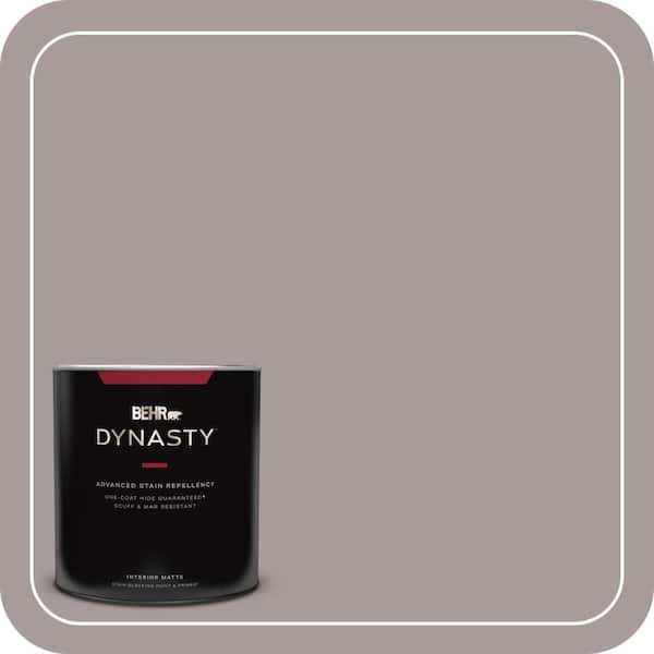 BEHR DYNASTY 1 qt. #PPU17-12 Smoked Mauve Matte Interior Stain-Blocking Paint & Primer