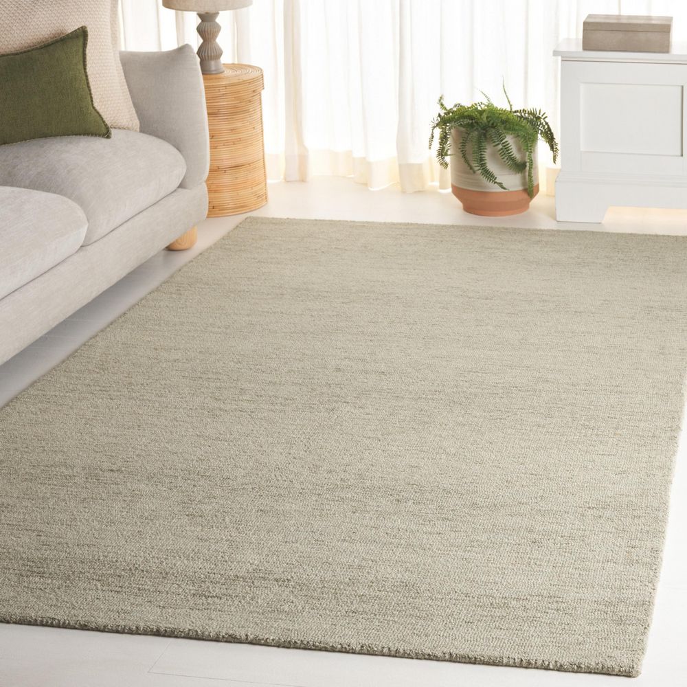 Metro 6 ft. x 6 ft. Green Gradient Striped Square Area Rug