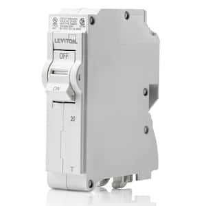 Standard 1-Pole 20 Amp, 120-Volt, Thermal Magnetic Branch Circuit Breaker