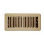 T.A. Industries 6 in. x 12 in. Oak Floor Diffuser H168ODF06X12