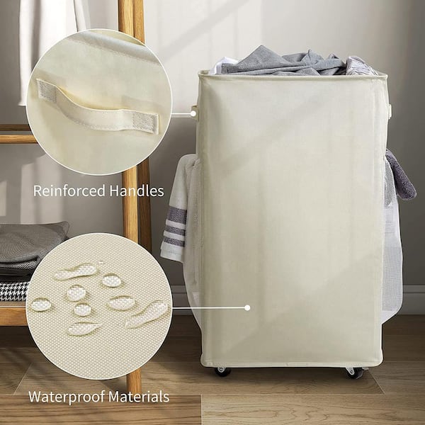 Laundry Hamper Bag High Capacity With Reinforced Handle
